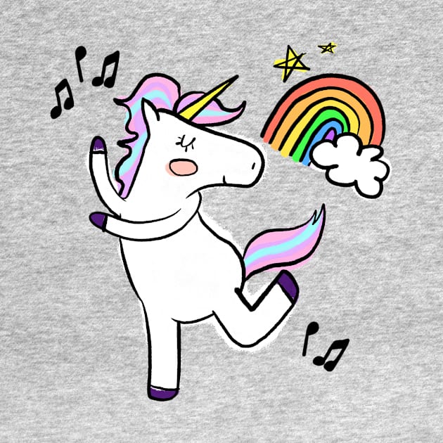 Dancing Unicorn by audistry